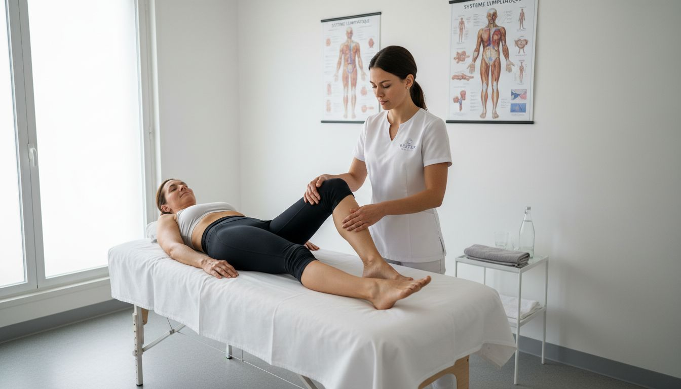 Profitez d’un drainage lymphatique manuel dans un cabinet chaleureux et accueillant.