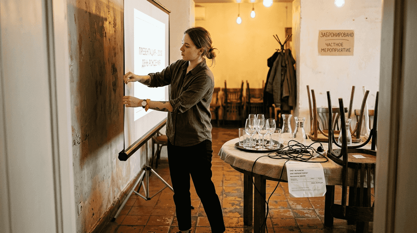 Juhataja korraldab restorani külalistele lisateenuseid.