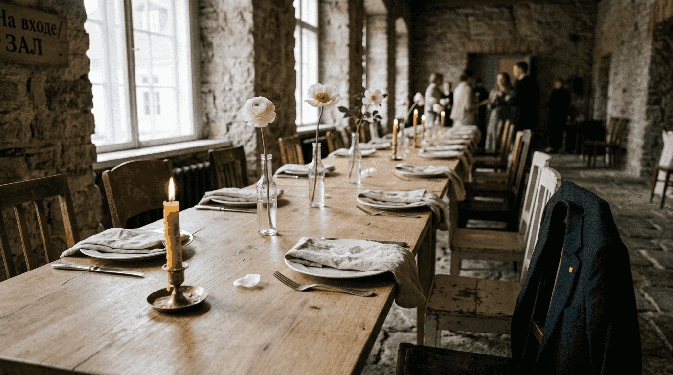 Hubane pulmaõhtusöök minimalistlikus Eesti mõisas on ideaalne lahendus neile, kes hindavad lihtsuse ja elegantsi atmosfääri. Ei mingeid üleliigseid kaunistusi, vaid ainult peen teenindus ja lähedased inimesed teie ümber.