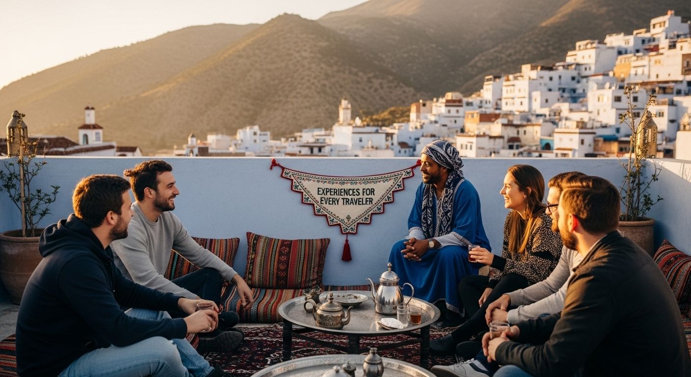 chefchaouen rooftop sunset experience