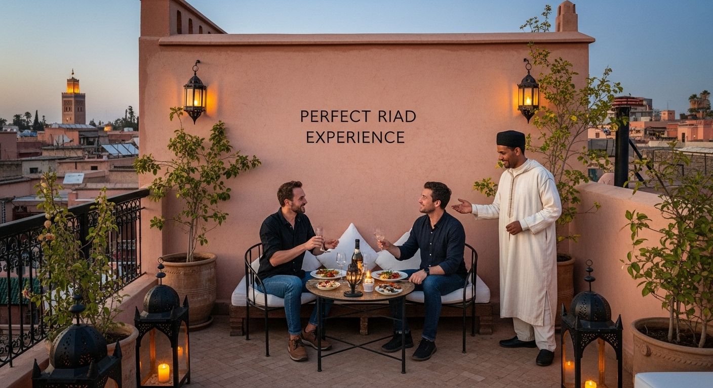 riad rooftop dinner experience