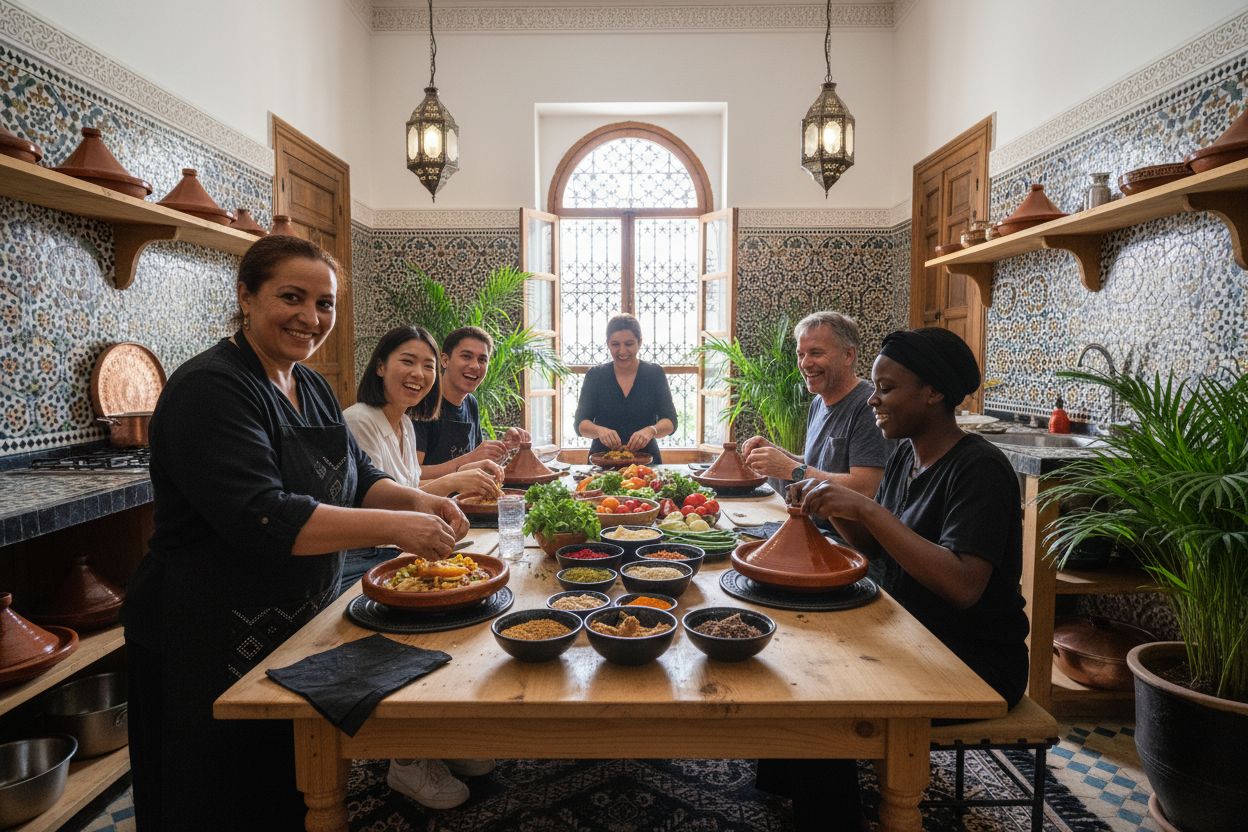 Morocco cooking class
