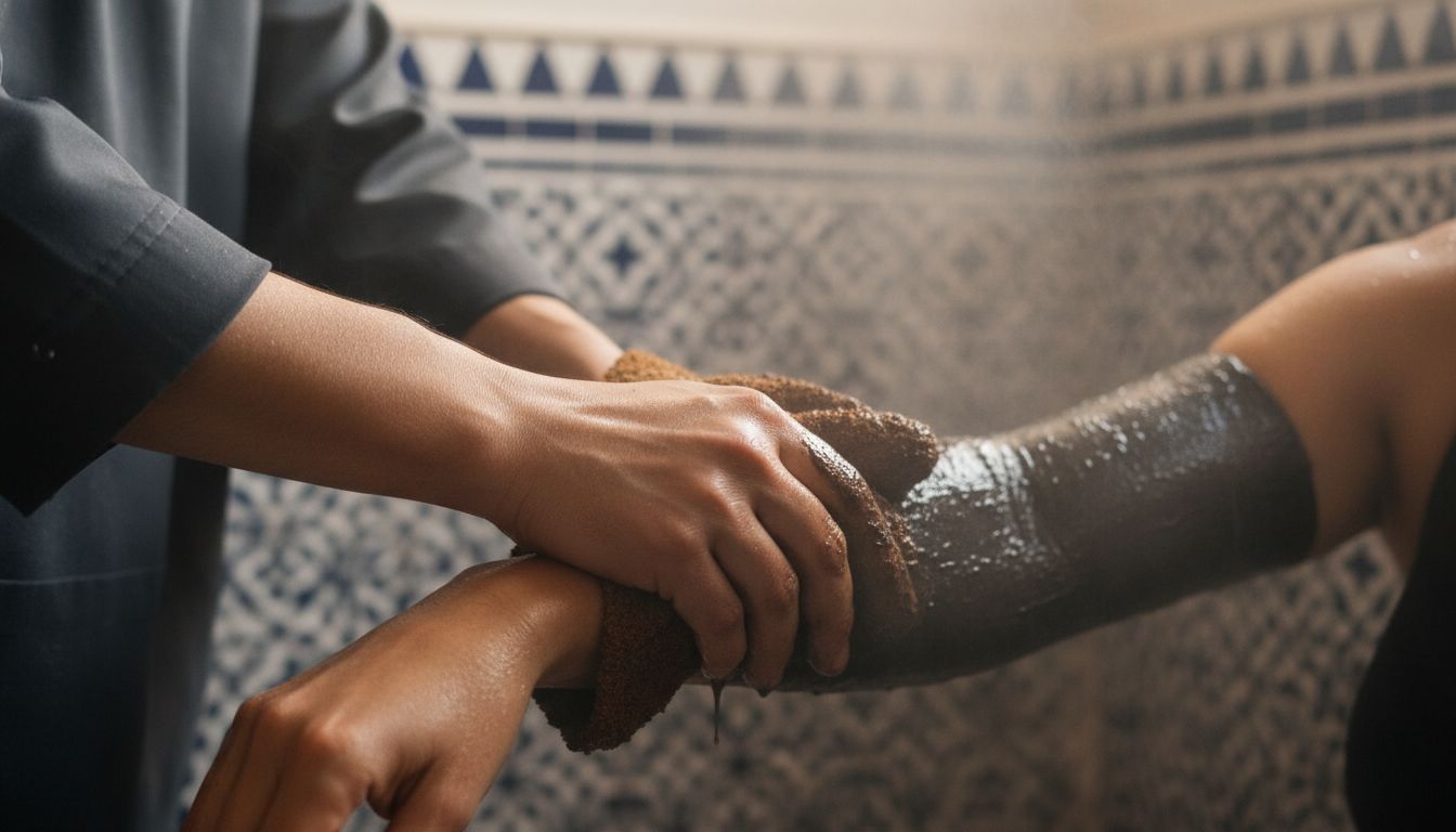 hammam ritual exfoliation