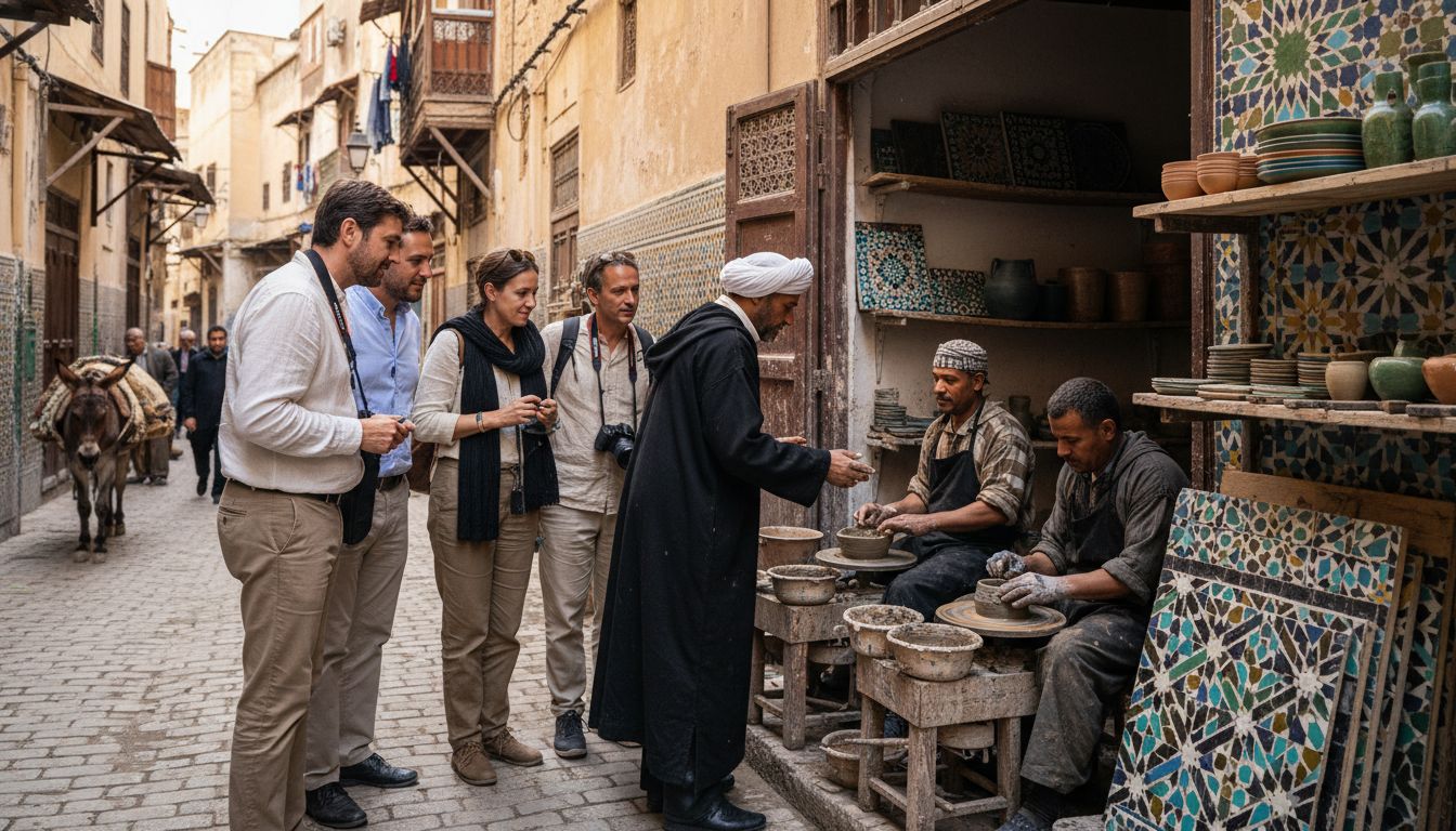 Fez medina artisans