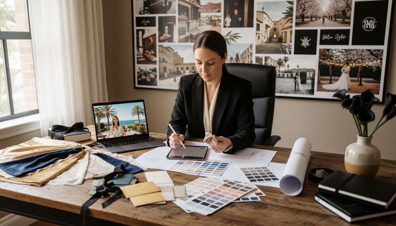 wedding planner workroom