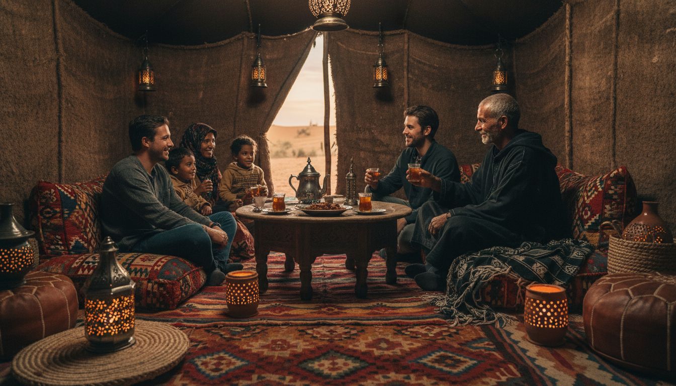 Moroccan desert hospitality