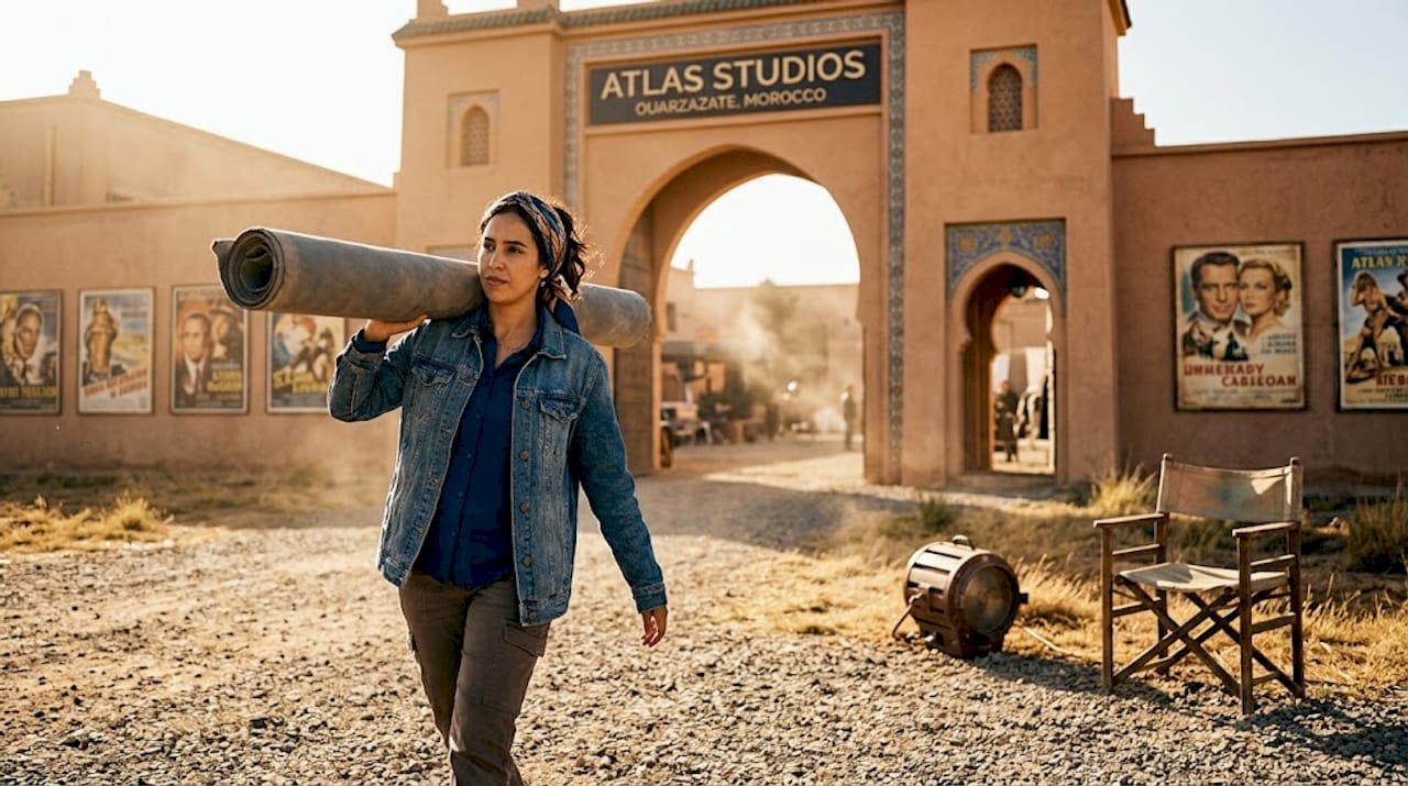 Ouarzazate, Morocco: Your Travel Guide 2 Film crew at Atlas Studios Ouarzazate