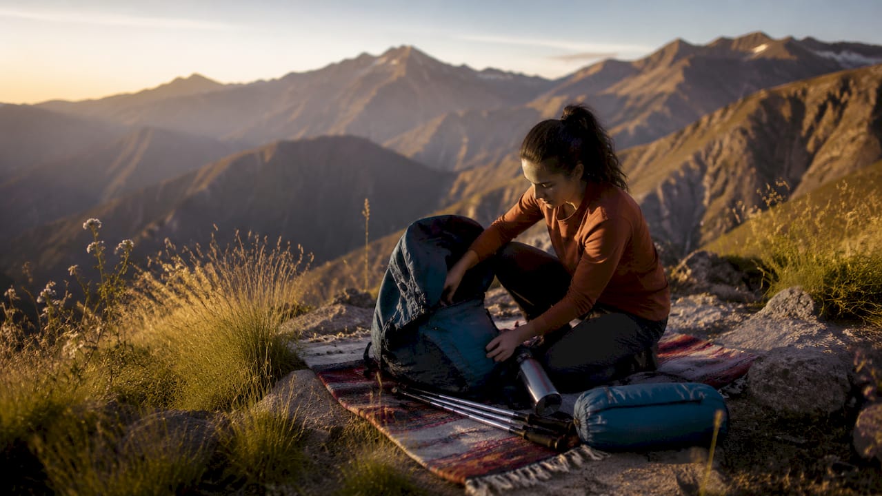 Atlas Mountains: The Complete Traveler's Guide 2 Trekking gear preparation at Atlas campsite