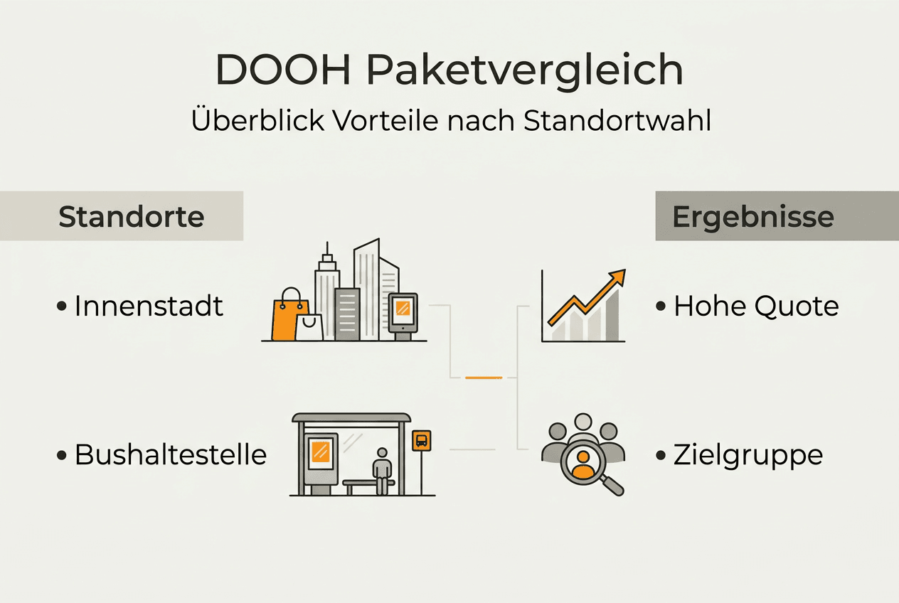 DOOH-Angebote im Standort- und Performance-Vergleich
