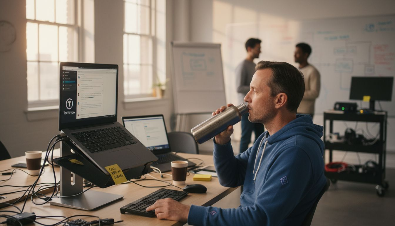 Support specialist managing multiple AI agent tasks