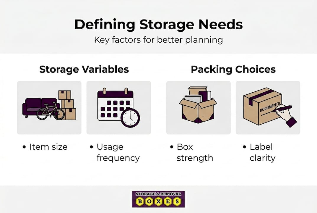 Infographic of storage and packaging factors