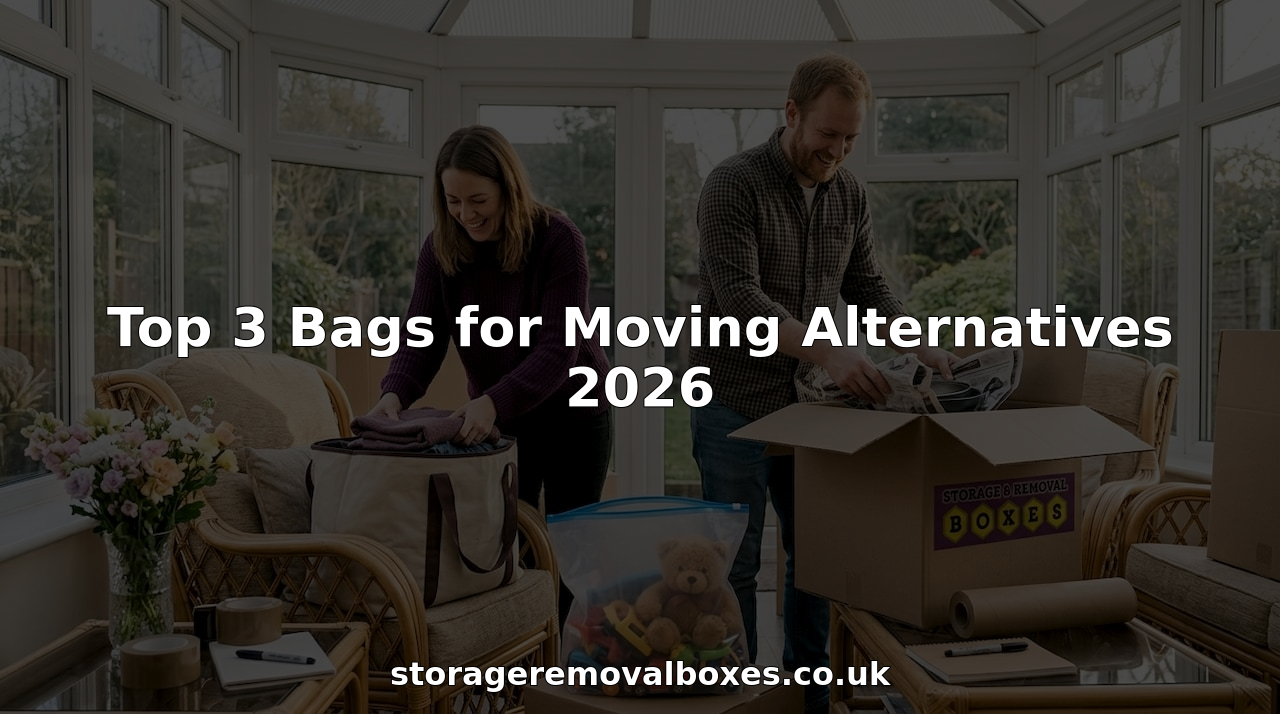 Couple using top 3 moving bags and boxes
