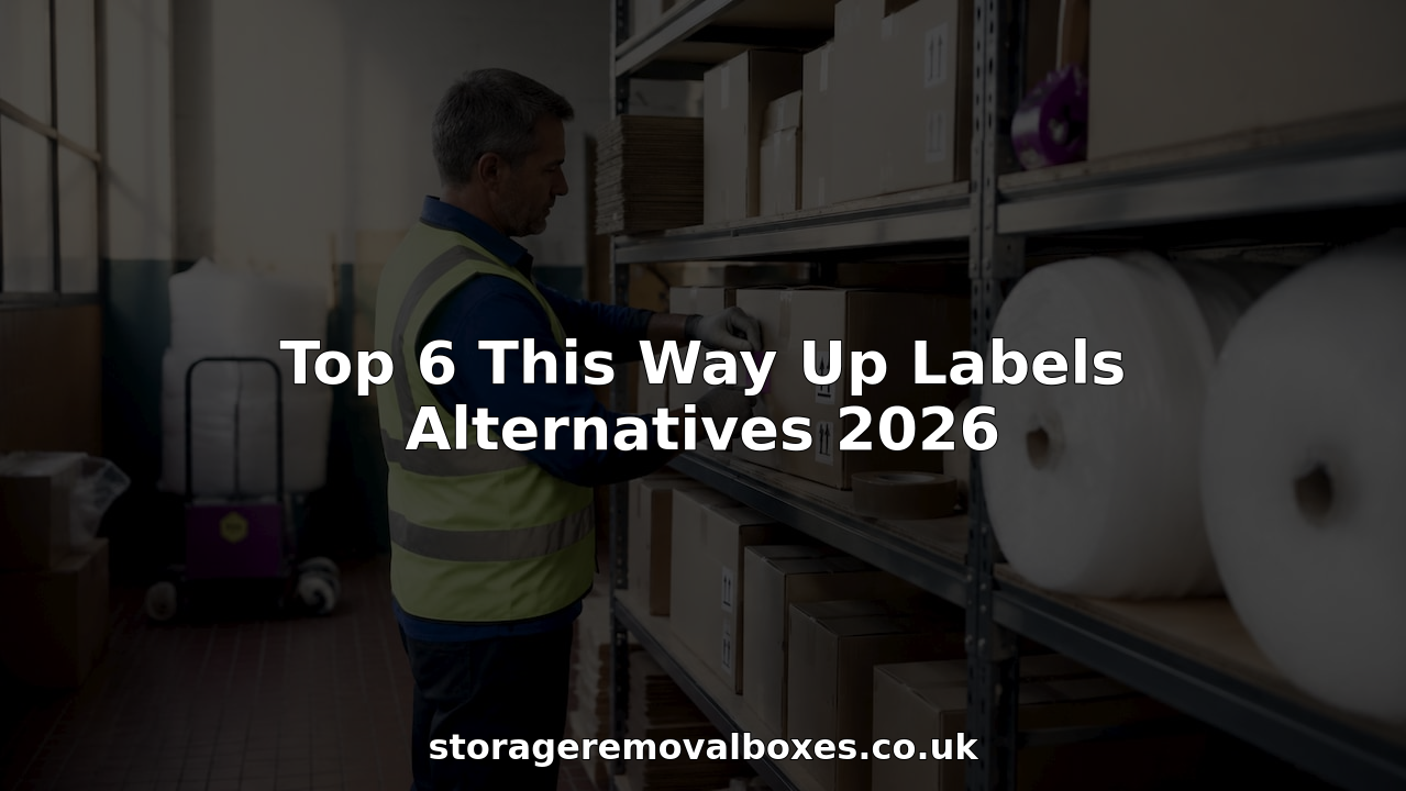 Warehouse worker handling labelled moving boxes