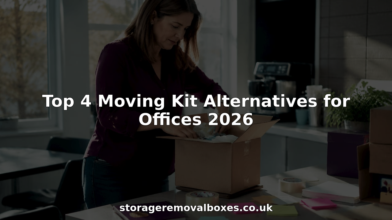 Office manager preparing packing materials in office