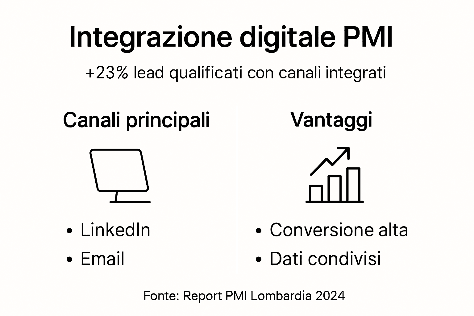 Infografica: come la digitalizzazione può far crescere le PMI e quali sono i principali vantaggi