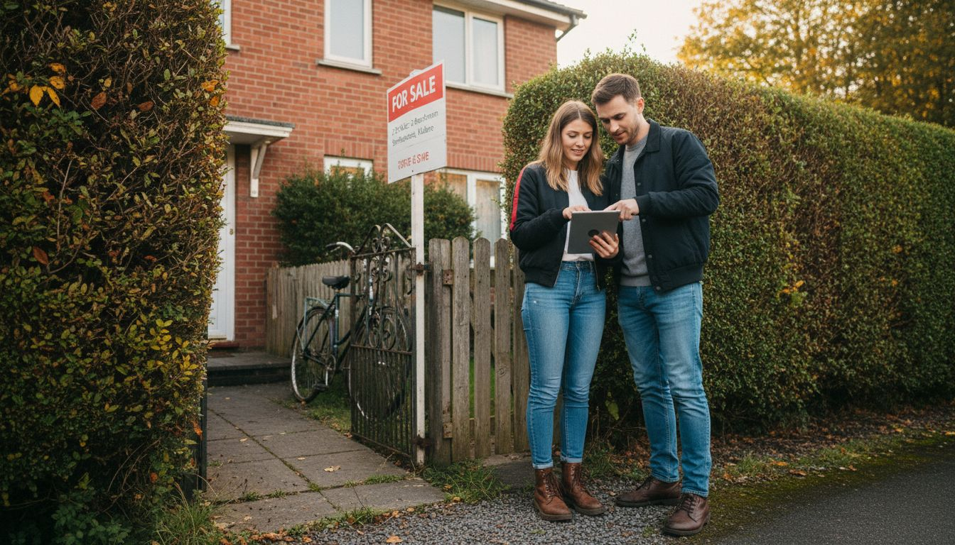 Couple viewing Kildare property for sale