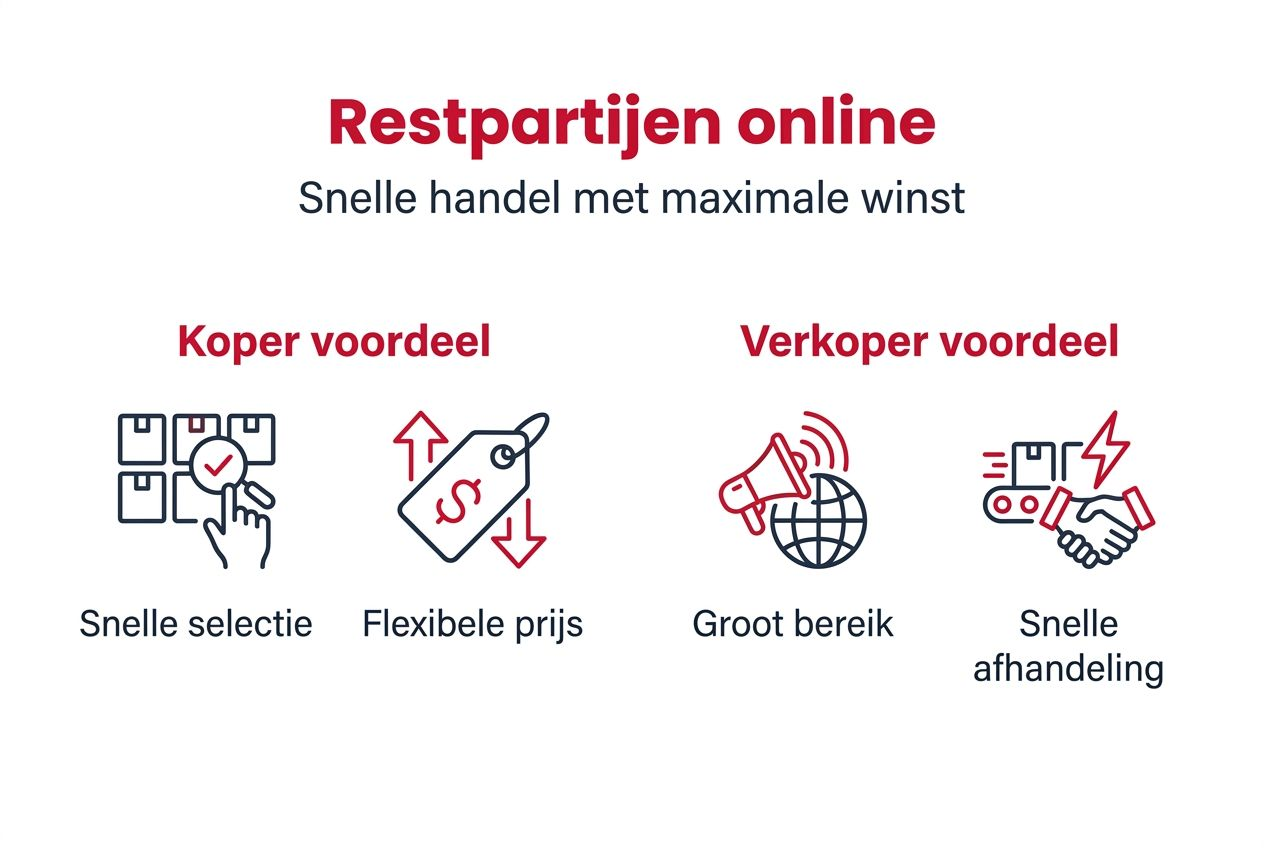 Infographic: de voordelen van online restpartijen kopen in één oogopslag
