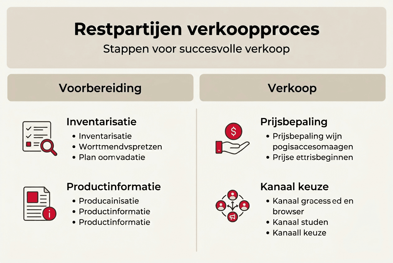 Übersicht: So verläuft der Verkaufsprozess von Restposten