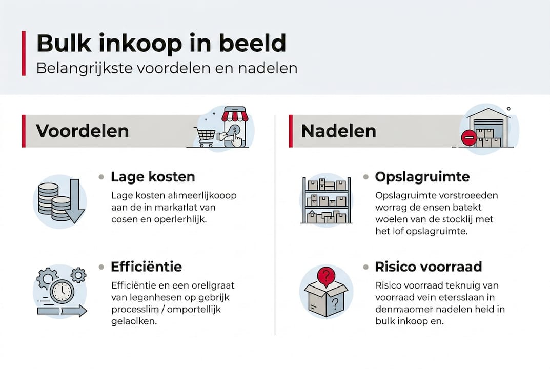 Infographic: The pros and cons of bulk buying at a glance