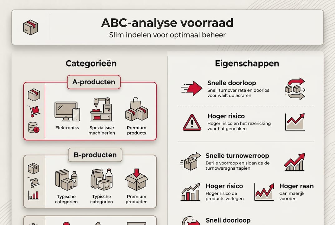 Infographic: How to get the most out of your stock with an ABC analysis