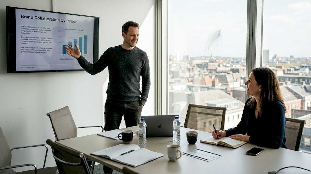Mogul discussing brand collaboration strategy