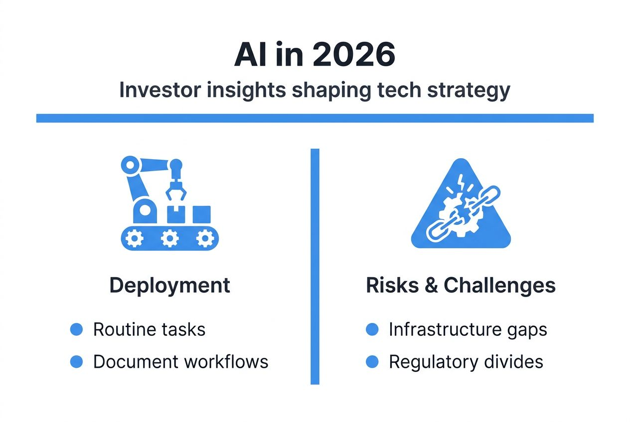 Infographic AI strategic landscape 2026