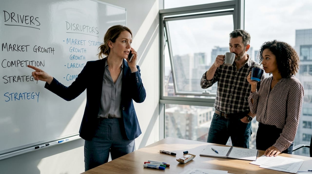 Team discusses market drivers and disruptors