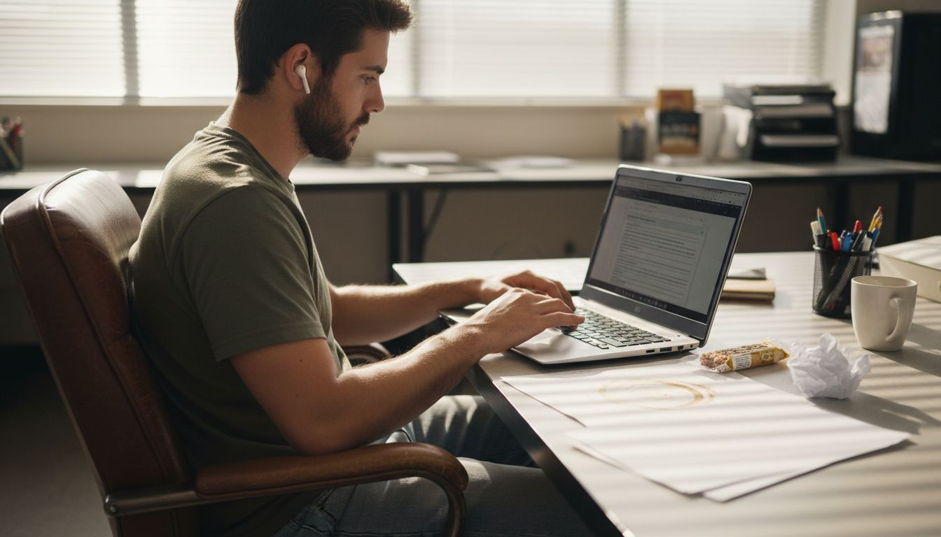 Copywriter writing unique ecommerce product descriptions