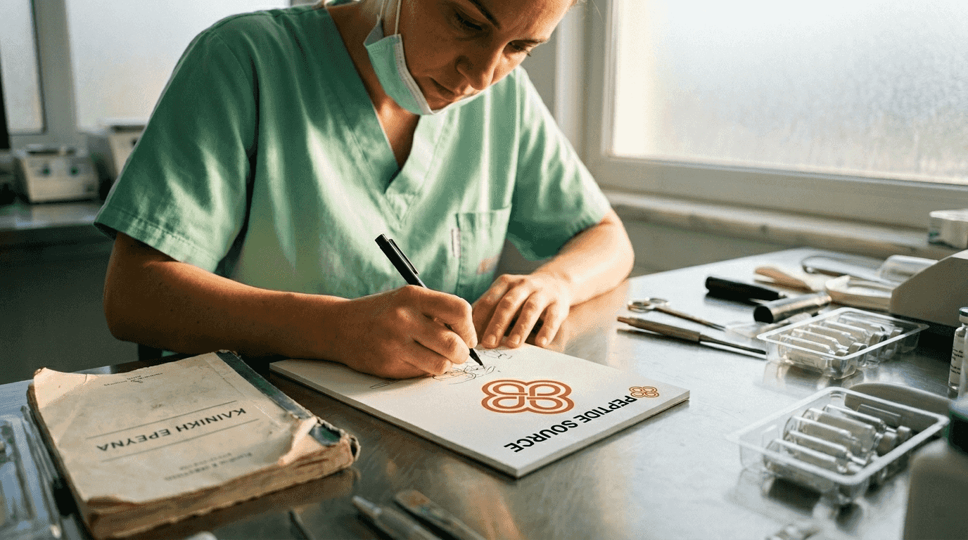 Ο τεχνικός σχεδιάζει το σημείο όπου θα γίνει η ένεση, αποτυπώνοντας με ακρίβεια το σημείο εφαρμογής στο διάγραμμα.