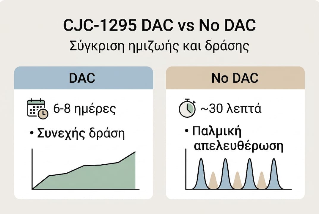 Γραφική απεικόνιση: Συγκριτική παρουσίαση λύσεων με DAC και χωρίς DAC