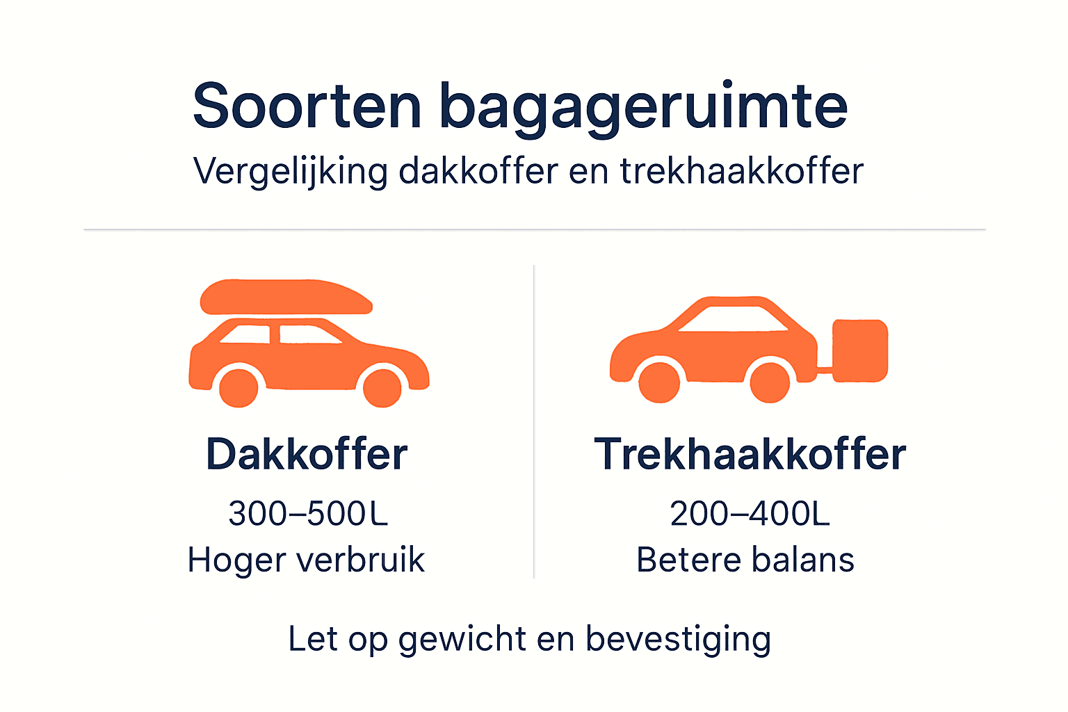 Overzicht: dakkoffer versus trekhaakkoffer – de verschillen op een rij