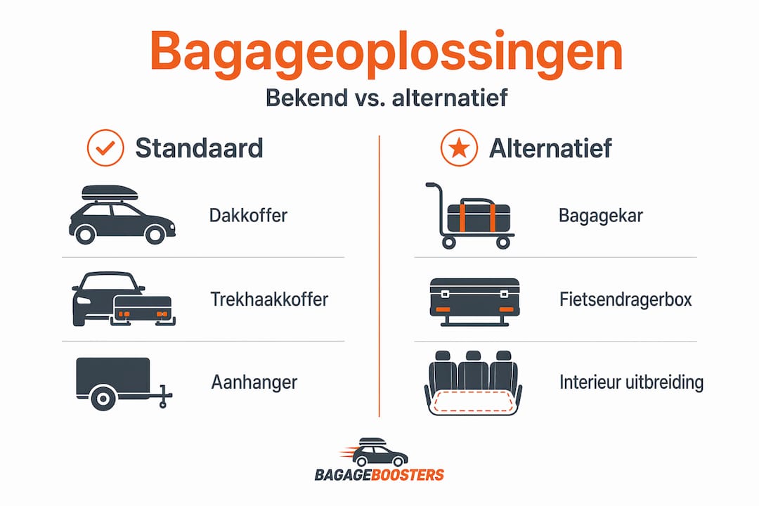Overzicht: traditionele én vernieuwende oplossingen voor bagage