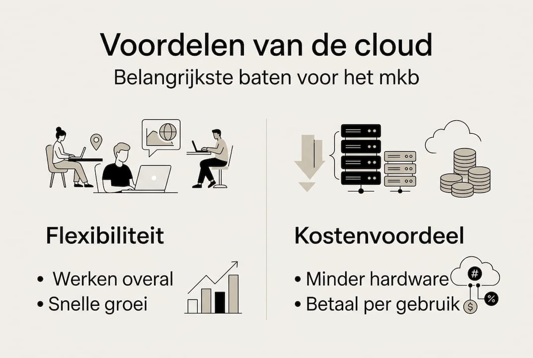 Infographic: De voordelen van de cloud voor het mkb