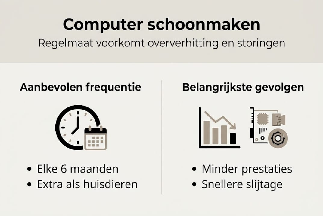 Infographic: Wat gebeurt er als je je computer niet schoonmaakt?