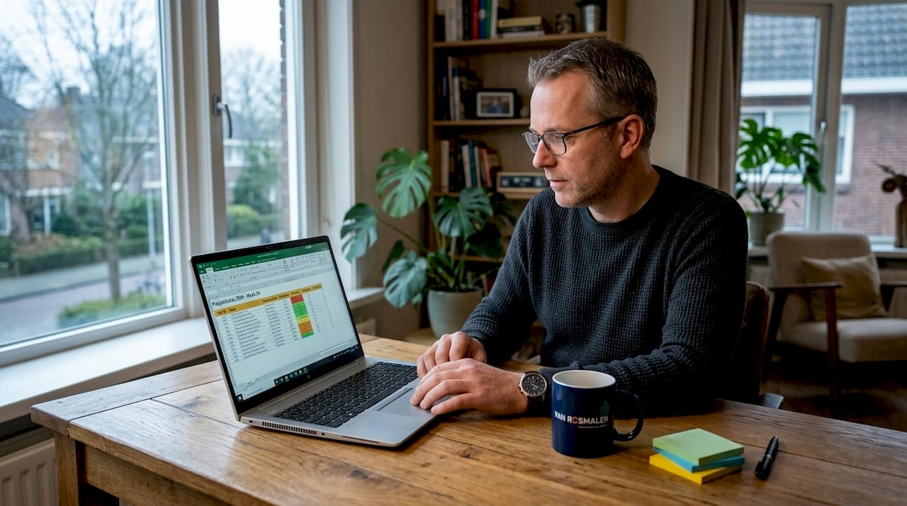 Mkb’er die vanuit huis aan de keukentafel werkt