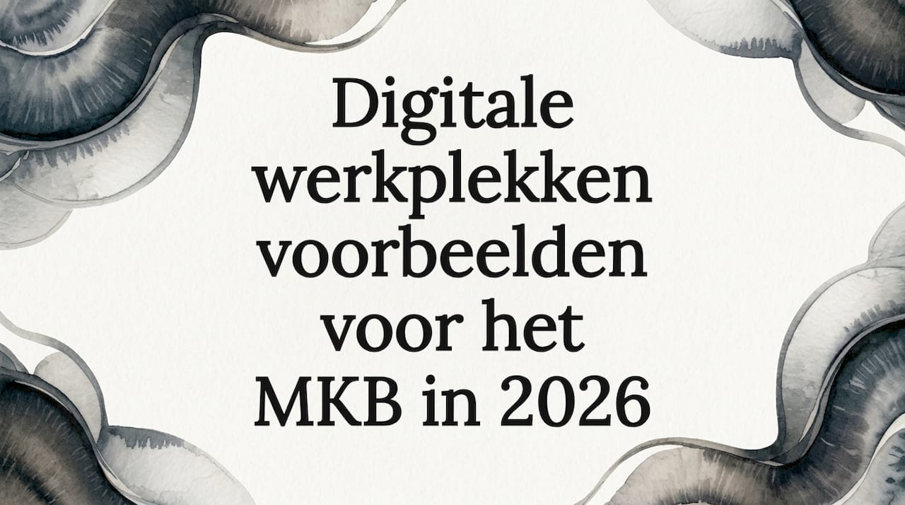 Sfeervolle illustratie die de titel van de blog mooi omlijst