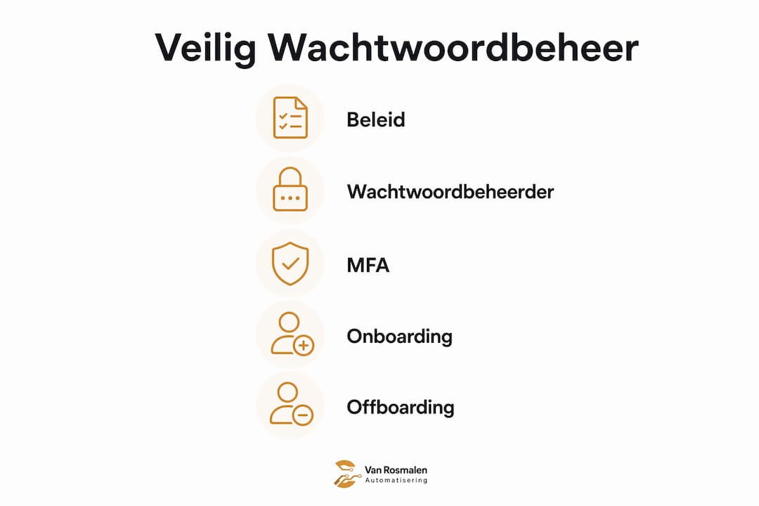 Overzicht: zo beheer je je wachtwoorden veilig – stap voor stap uitgelegd