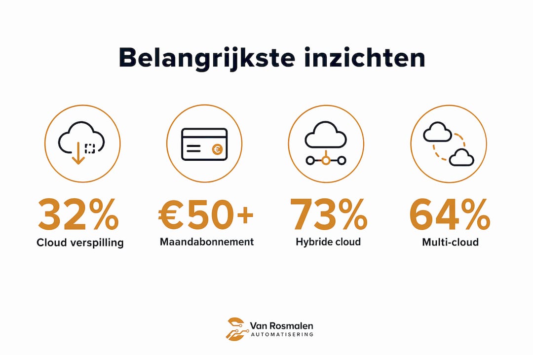 Infographic: Belangrijkste cloud computing cijfers voor het mkb op een rij