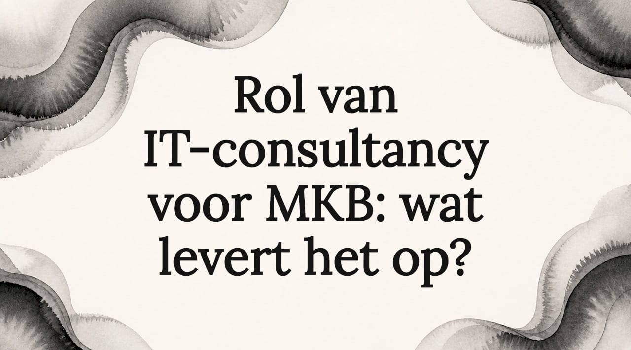 Sfeervolle illustratie als titelafbeelding bij artikel over IT-consultancy