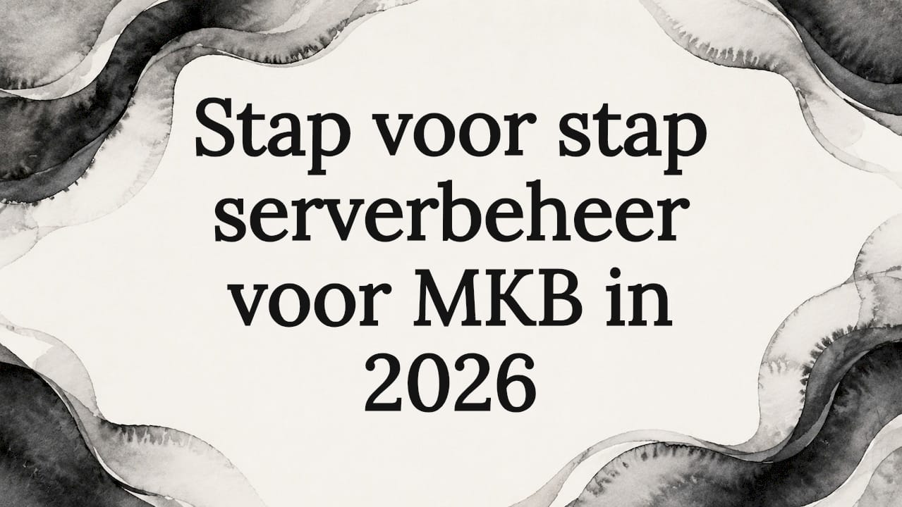 Sfeervolle titelafbeelding voor een artikel over serverbeheer