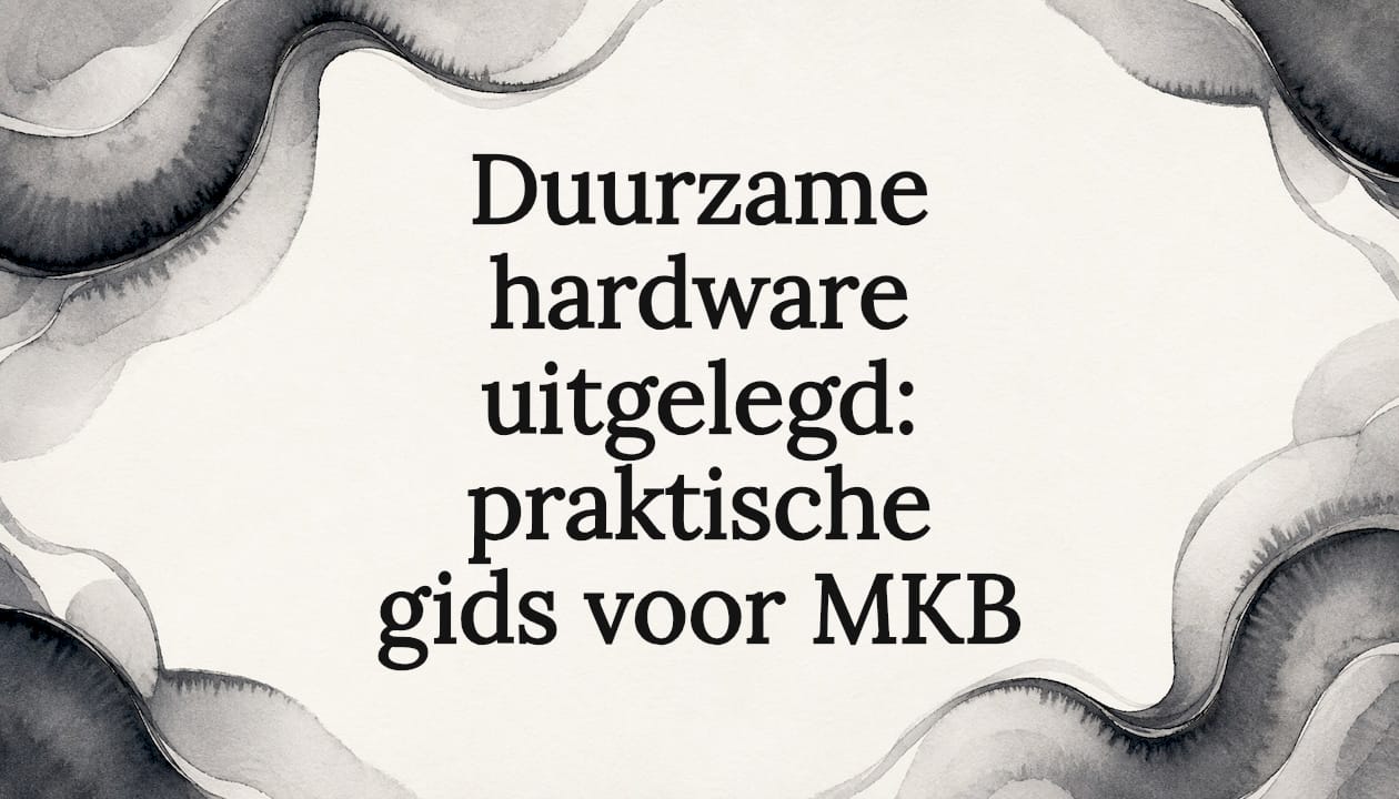 Sfeervolle aquarel omlijsting als blikvanger voor een titelkaart