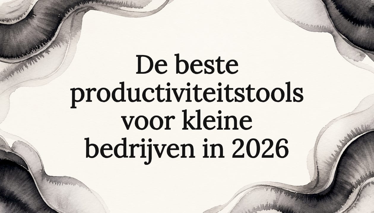 Sfeervol aquarel kader als blikvanger voor je titelkaart