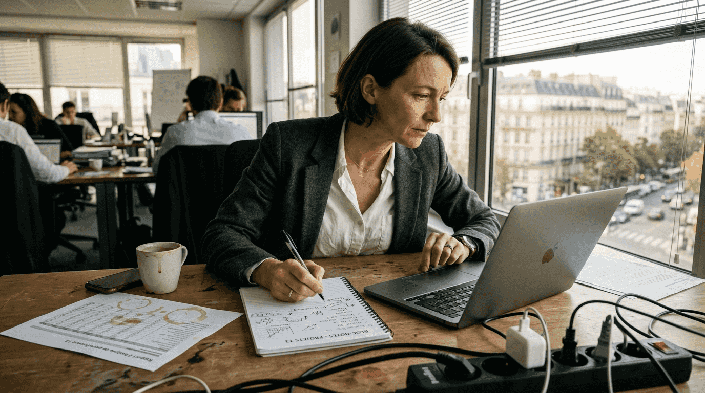 Un responsable analyse les performances de la campagne publicitaire LinkedIn.