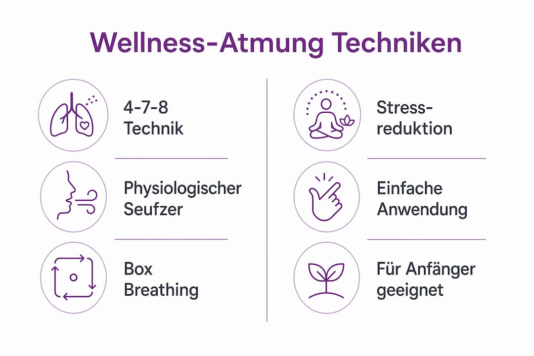 Übersicht: Atemtechniken für mehr Wohlbefinden und ihre positiven Effekte