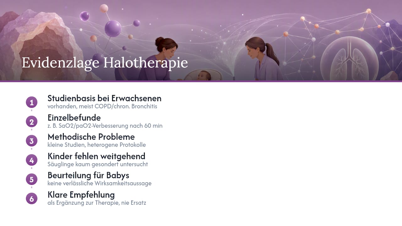 Vergleich der Evidenzlage bei Erwachsenen und Babys