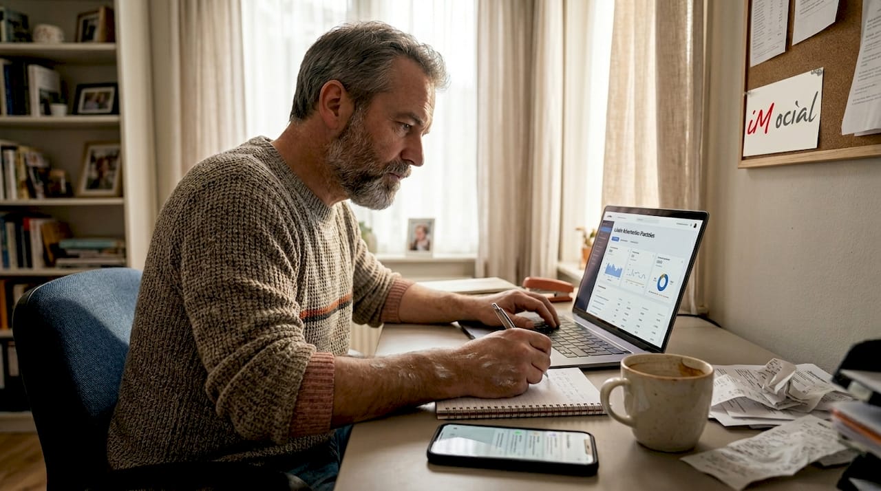 De eigenaar van de bakkerij bekijkt hoe de marketingcampagne heeft uitgepakt en analyseert de resultaten om te zien wat het effect is geweest op de verkoop.