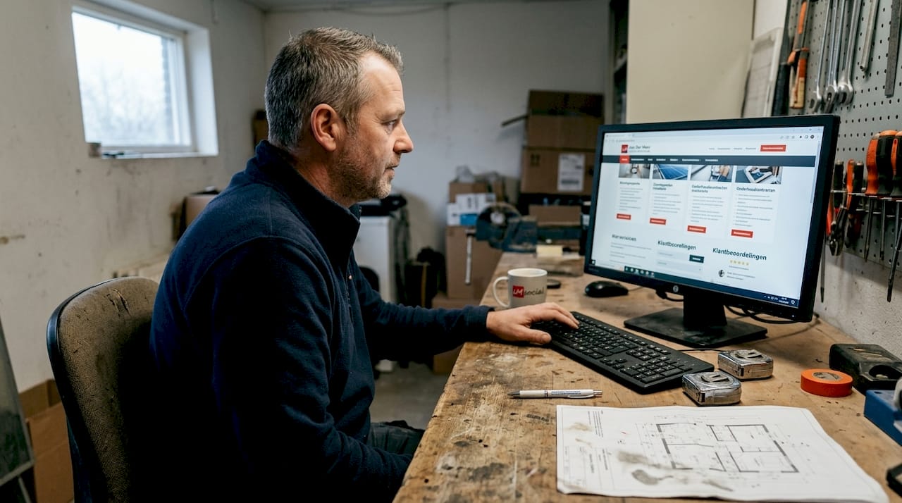 Ons installatiebedrijf werkt aan een homepage die helemaal is afgestemd op de wensen van onze klanten.