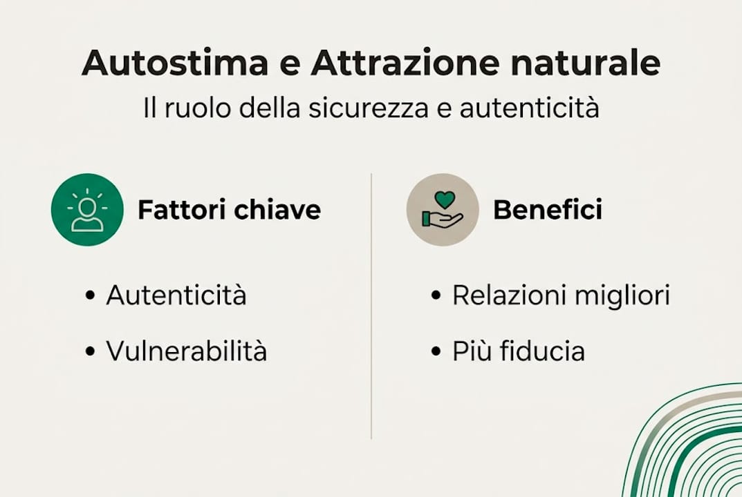 Infografica: come l’autostima influisce sull’attrattiva naturale