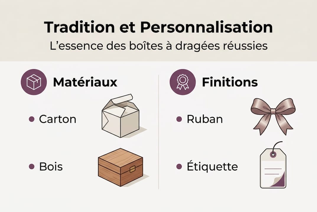 Infographie : entre tradition et personnalisation, l’univers des dragées