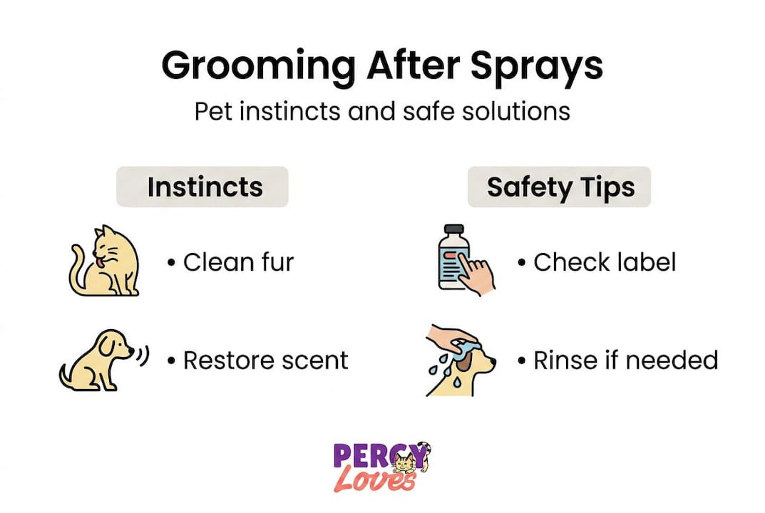 Infographic about pet grooming safety and tips
